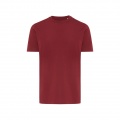 Iqoniq Brett recycled cotton t-shirt, burgundy