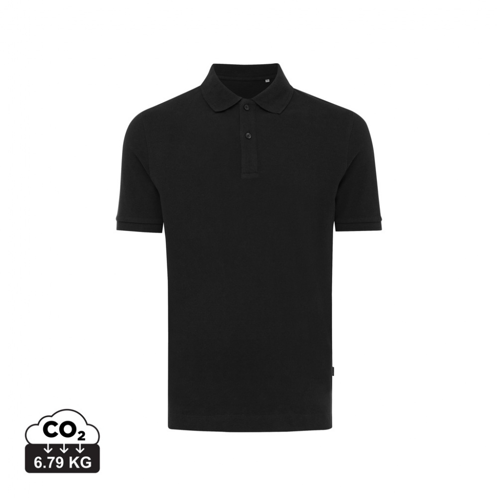 Logo trade advertising products picture of: Iqoniq Yosemite recycled cotton pique polo