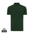 Iqoniq Yosemite recycled cotton pique polo, forest green