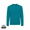 Iqoniq Zion recycled cotton crew neck, verdigris