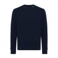 Iqoniq Etosha lightweight recycled cotton crew neck, navy