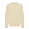 Iqoniq Etosha lightweight recycled cotton crew neck, cream yellow