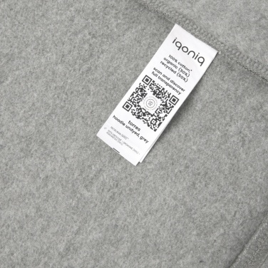 Logo trade promotional item photo of: Iqoniq Torres recycled cotton hoodie undyed