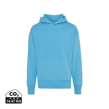 Logo trade promotional giveaways image of: Iqoniq Yoho recycled cotton relaxed hoodie