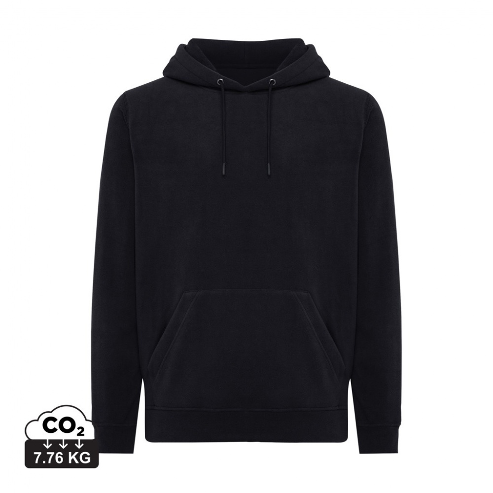 Logotrade corporate gift image of: Iqoniq Trivor recycled polyester microfleece hoodie