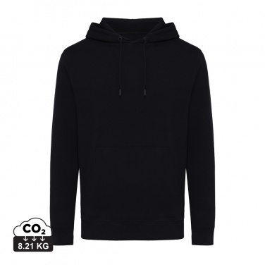 Logo trade promotional giveaway photo of: Iqoniq Rila lightweight recycled cotton hoodie