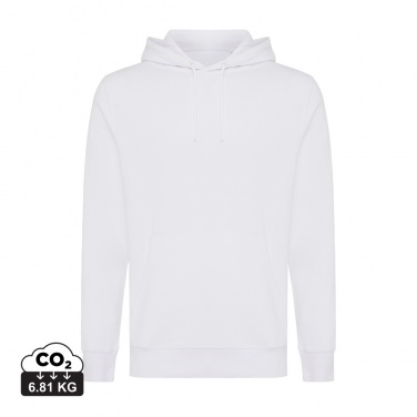 Logo trade corporate gifts picture of: Iqoniq Rila lightweight recycled cotton hoodie