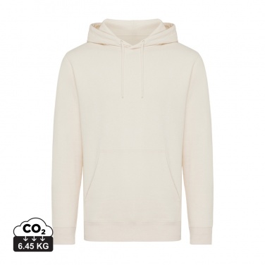 Logo trade promotional giveaway photo of: Iqoniq Rila lightweight recycled cotton hoodie