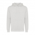 Iqoniq Rila lightweight recycled cotton hoodie, light heather grey