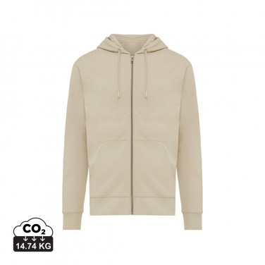 Logotrade business gift image of: Iqoniq Abisko recycled cotton zip through hoodie