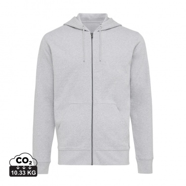 Logo trade corporate gift photo of: Iqoniq Abisko recycled cotton zip through hoodie