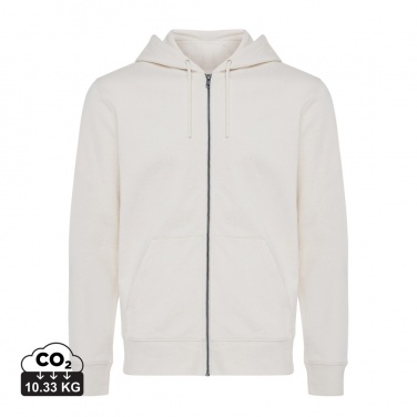 Logo trade promotional giveaway photo of: Iqoniq Abisko recycled cotton zip through hoodie