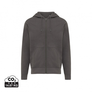 Logotrade advertising product image of: Iqoniq Abisko recycled cotton zip through hoodie