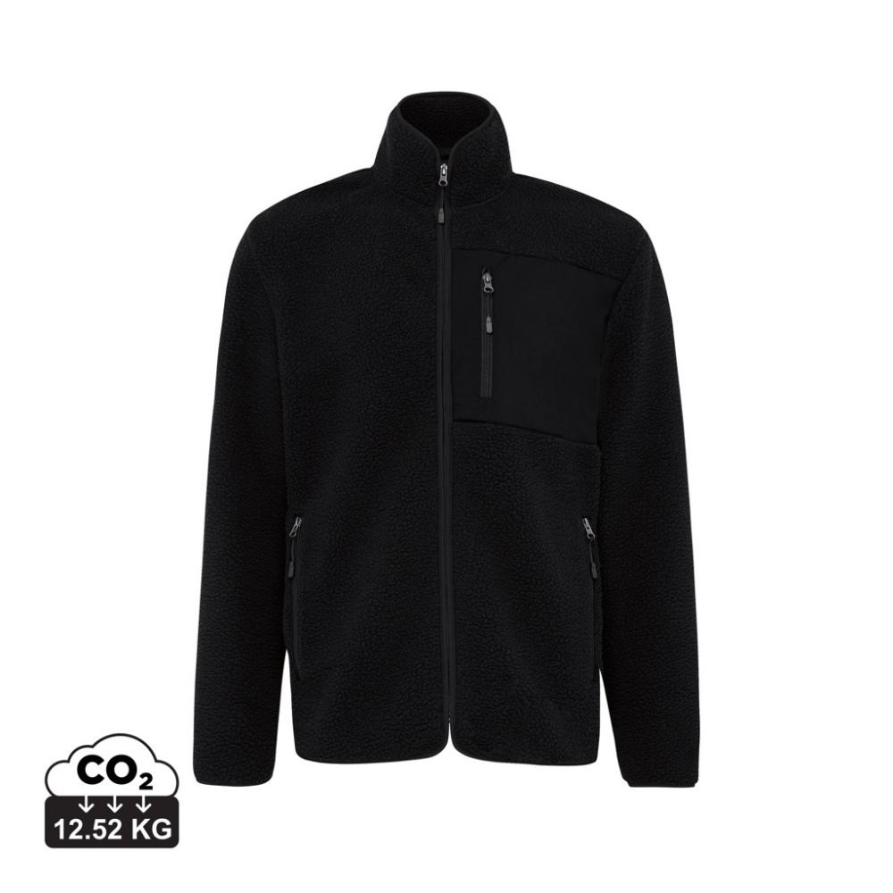 Logotrade promotional item image of: Iqoniq Diran recycled polyester pile fleece jacket