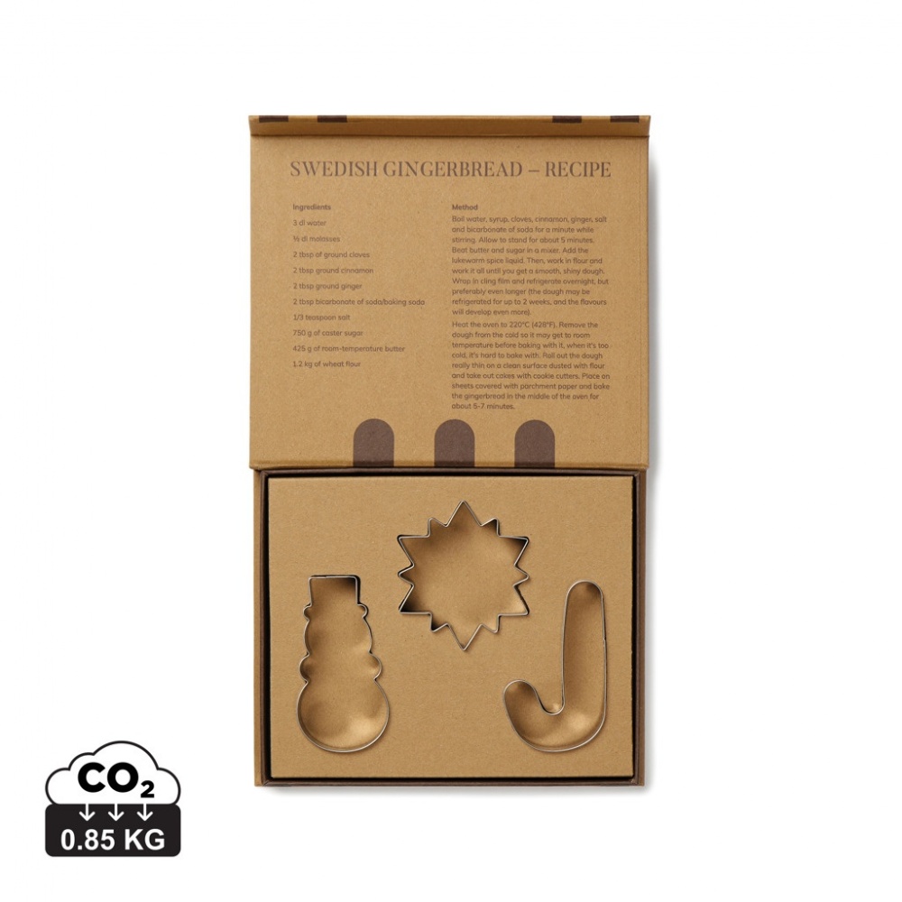 Logo trade corporate gift photo of: VINGA Classic cookie cutter 3-piece set