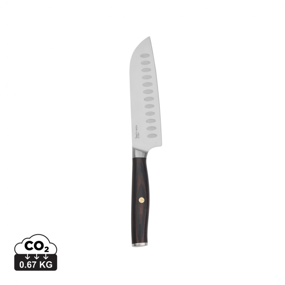 Logotrade promotional gift picture of: VINGA Tara RCS recycled steel santoku knife