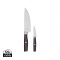 VINGA Tara RCS recycled steel chef's set, steel