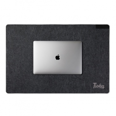 Logo trade promotional gifts image of: VINGA Albon GRS recycled felt desk pad