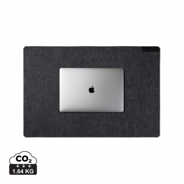 Logo trade promotional item photo of: VINGA Albon GRS recycled felt desk pad