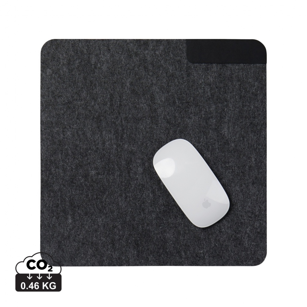 Logo trade advertising products picture of: VINGA Albon GRS recycled felt mouse pad