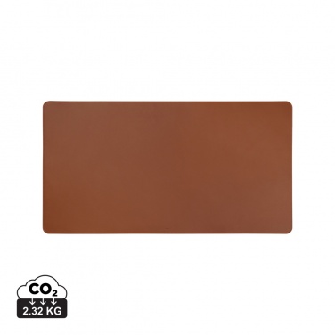 Logo trade corporate gifts picture of: VINGA Timo PU RCS RPET desk pad