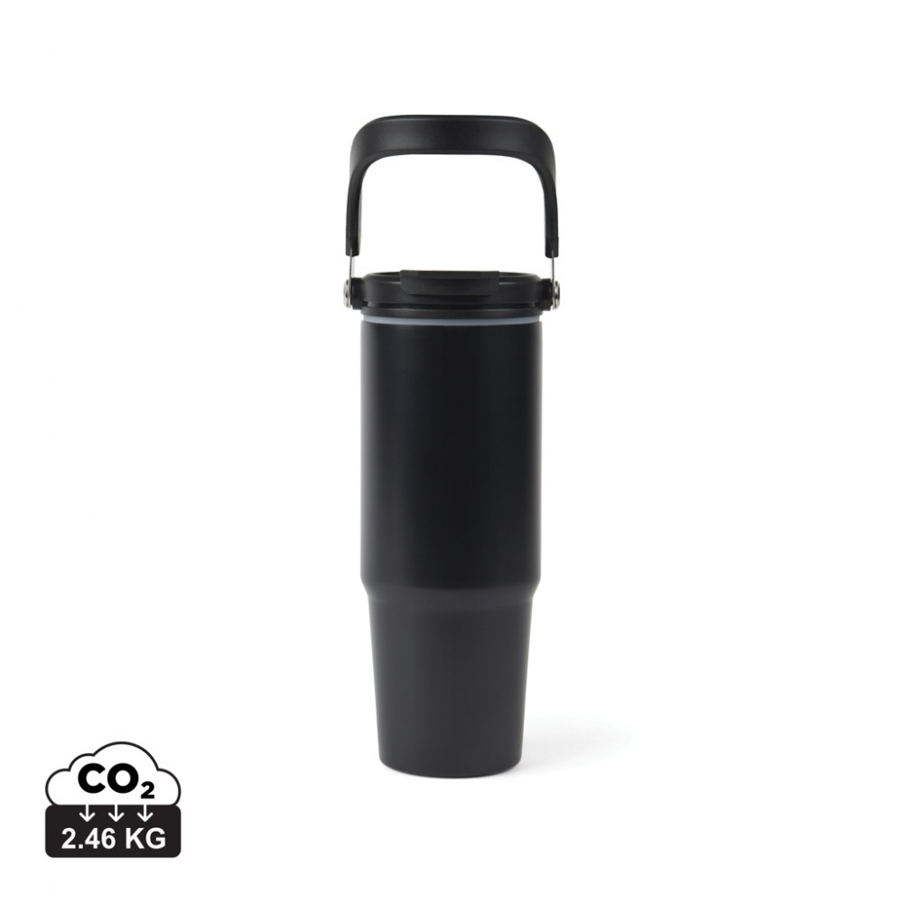 Logo trade promotional giveaways image of: VINGA Eos trek RCS recycled SS 880 ML thermos bottle