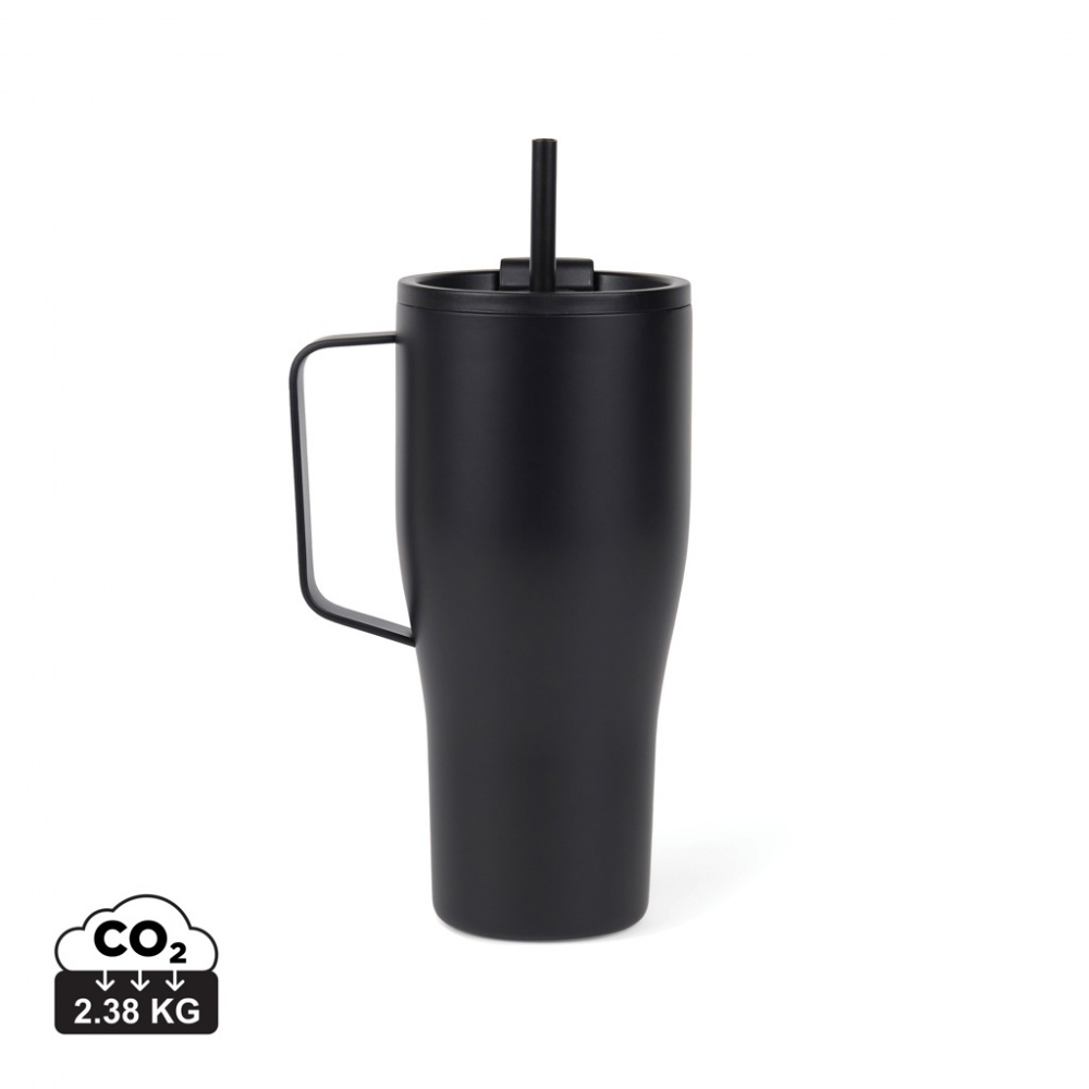 Logotrade promotional merchandise photo of: VINGA Eos voyager RCS recycled SS 800ml thermos cup