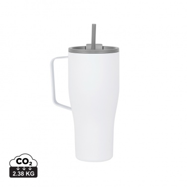 Logo trade promotional merchandise photo of: VINGA Eos voyager RCS recycled SS 800ml thermos cup