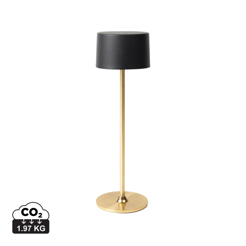 Logo trade business gifts image of: VINGA Nauro RCS recycled ABS table lamp