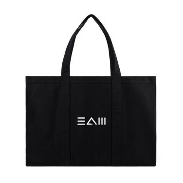 Logo trade corporate gifts image of: VINGA Hilo AWARE™ recycled canvas maxi tote bag