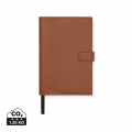 VINGA Timo PU RCS RPET notebook, brown