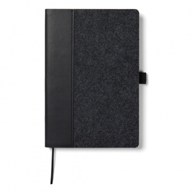 Logotrade promotional giveaways photo of: VINGA Albon GRS recycled felt notebook