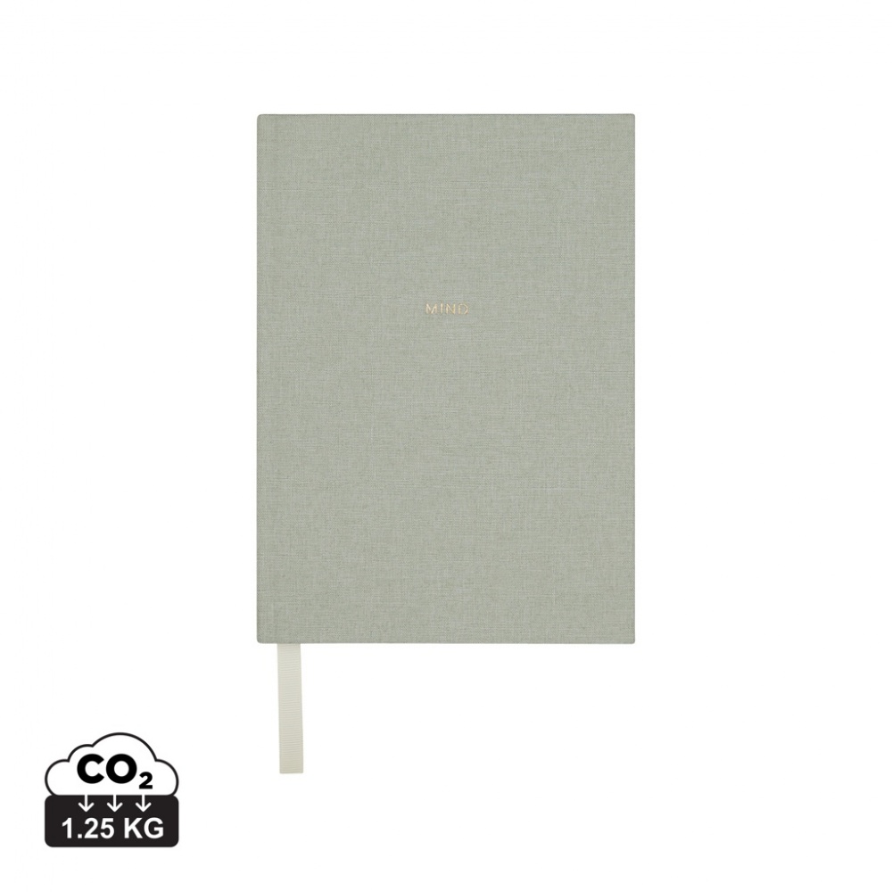 Logotrade promotional item picture of: VINGA Mind GRS recycled paper journal