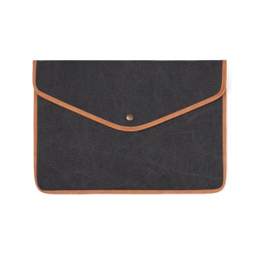 Logo trade promotional merchandise picture of: VINGA Bosler GRS recycled canvas 14" laptop sleeve