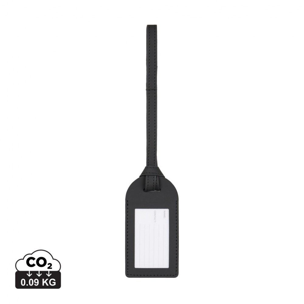 Logotrade promotional gift picture of: VINGA Baltimore RCS recycled polyester luggage tag