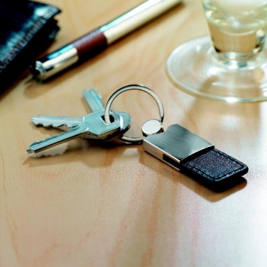 Logo trade promotional product photo of: PU and metal key ring