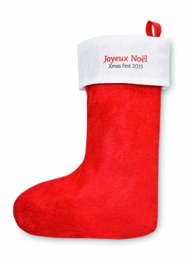 Logo trade promotional giveaways image of: Christmas boot