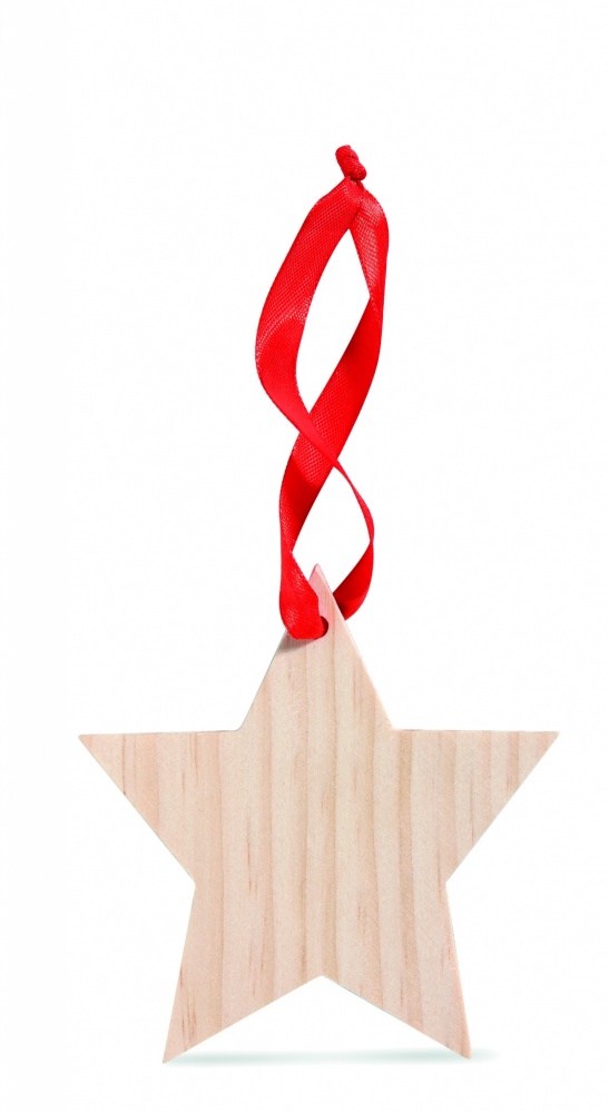 Logo trade advertising products image of: Star shaped hanger