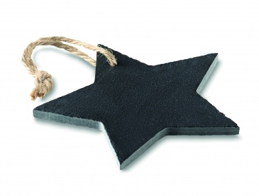 Logo trade promotional gifts picture of: Slate xmas hanger star