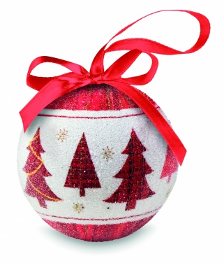 Logo trade advertising products picture of: Christmas bauble in gift box