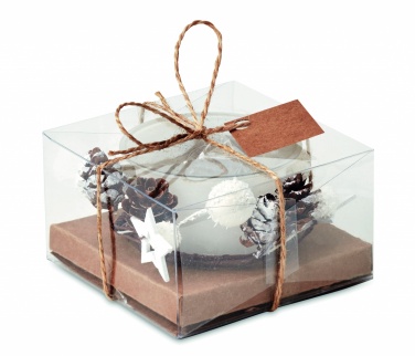 Logo trade promotional products picture of: Christmas candle holder