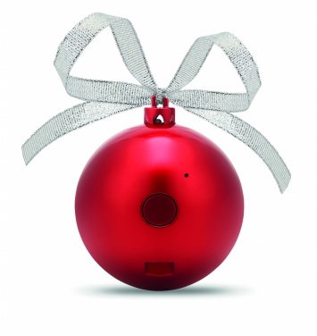 Logo trade promotional items image of: Speaker Christmas ball