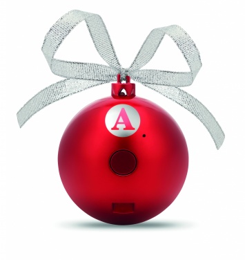 Logo trade promotional gift photo of: Speaker Christmas ball