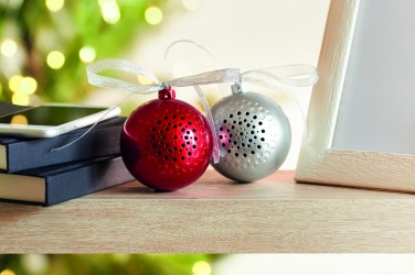 Logo trade promotional giveaway photo of: Speaker Christmas ball