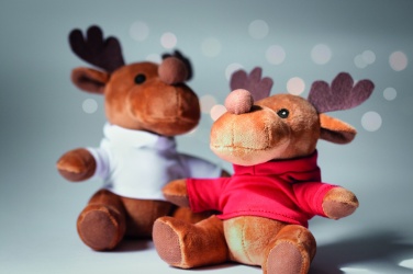 Logotrade business gift image of: Plush reindeer with hoodie