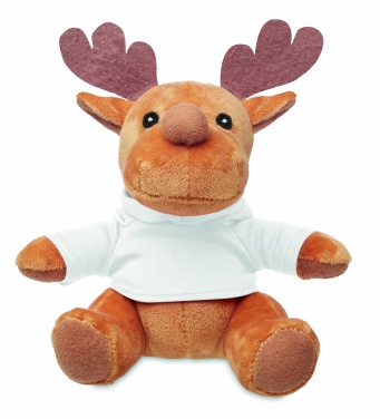 Logotrade promotional merchandise image of: Plush reindeer with hoodie