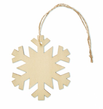 Logotrade promotional merchandise picture of: Snowflake Tree hanger