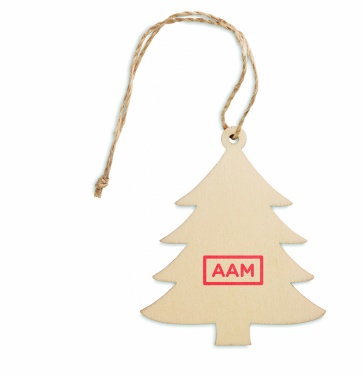 Logotrade promotional merchandise picture of: Wooden Tree shaped hanger