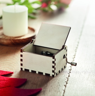 Logotrade promotional merchandise picture of: Wooden Christmas music box