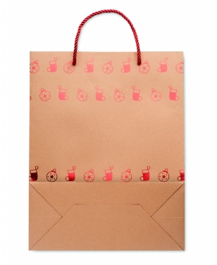 Logotrade business gift image of: Gift paper bag with pattern